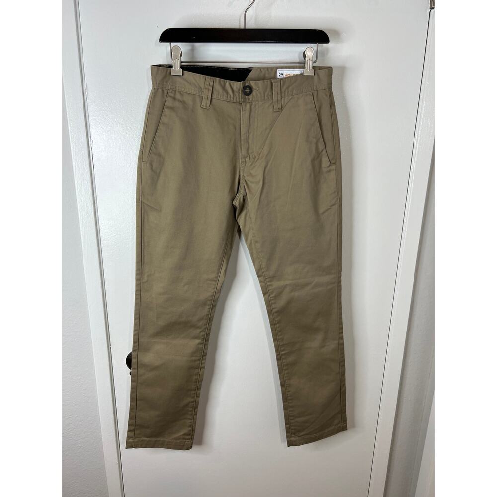 Volcom Men's True To This Chino Pants Beige ~ Size 29